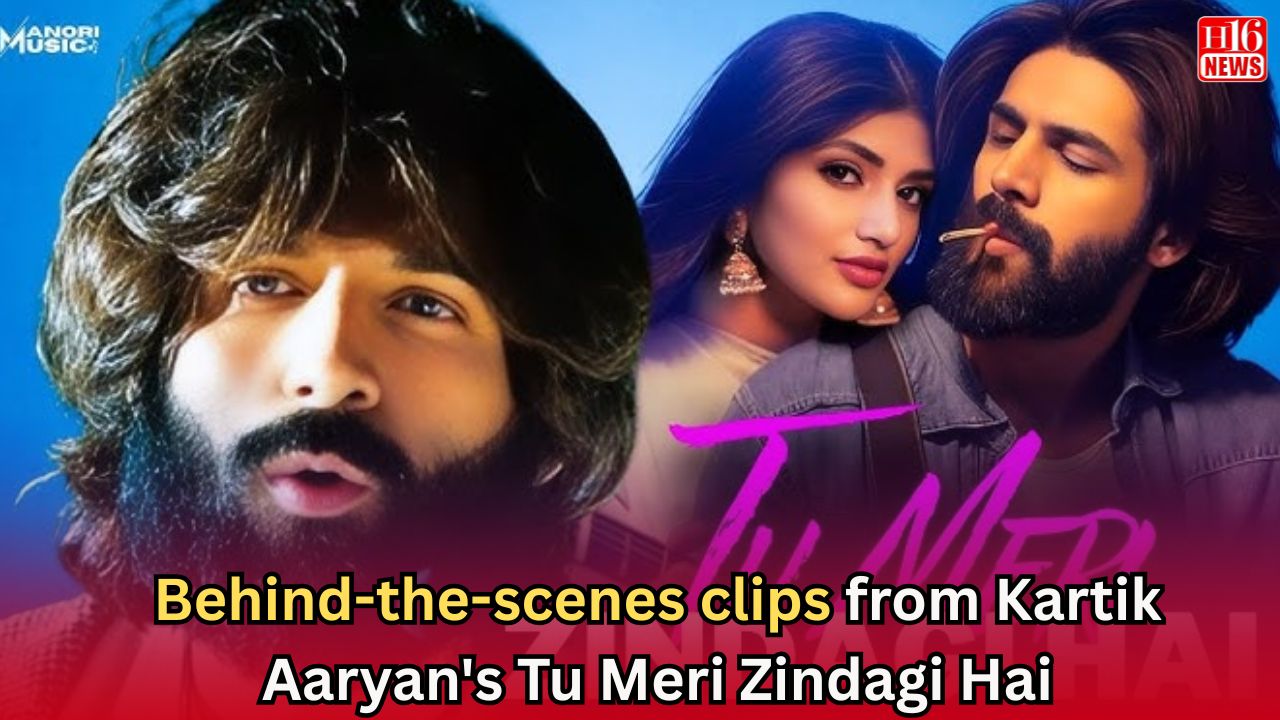 Behind-the-scenes clips from Kartik Aaryan's Tu Meri Zindagi Hai
